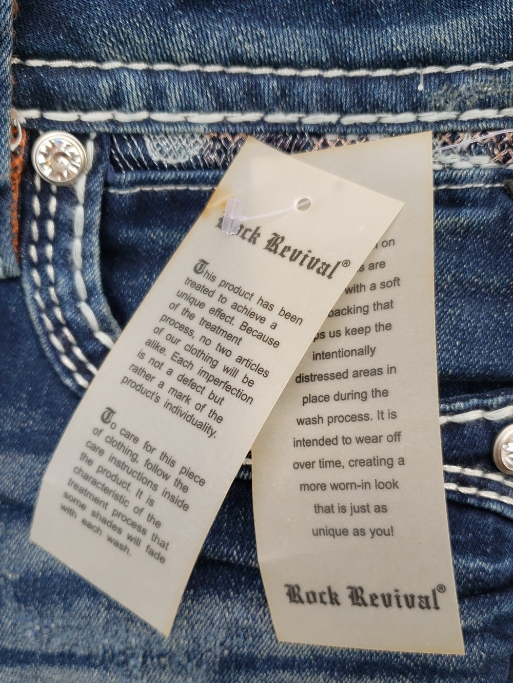 Rock Revival Jean Short Shorts Celinda Size 30 NWT - Picture 11 of 11